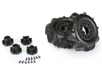 Pro-Line kolo 2.2/3.0", pneu Dumont, disk Raid H12 černý (2)
