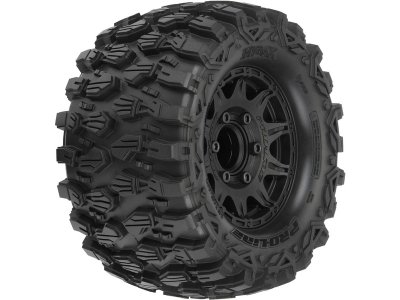 Pro-Line kolo 2.8", pneu Hyrax, disk Raid H12 černý (2)