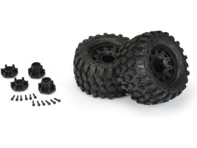 Pro-Line kolo 2.8", pneu Hyrax, disk Raid H12 černý (2)