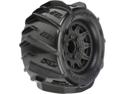 Pro-Line kolo 2.8", pneu Dumont, disk Raid H12 černý (2)