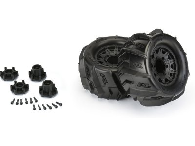 Pro-Line kolo 2.8", pneu Dumont, disk Raid H12 černý (2)