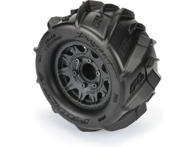 Pro-Line kolo 2.8", pneu Dumont, disk Raid H12 černý (2)