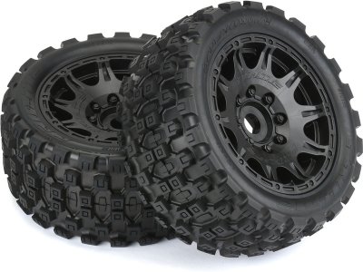 Pro-Line kolo 5.7", pneu Badlands MX57, disk Raid H24 černý (2)