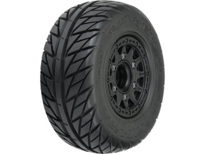 Pro-Line kolo 2.2/3.0", pneu Street Fighter, disk Raid H12 černý (2)