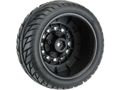 Pro-Line kolo 2.2/3.0", pneu Street Fighter, disk Raid H12 černý (2)