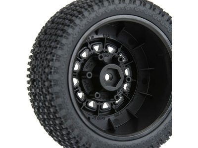 Pro-Line kolo 2.2/3.0", pneu Gladiator M2, disk Raid H12 černý (2)