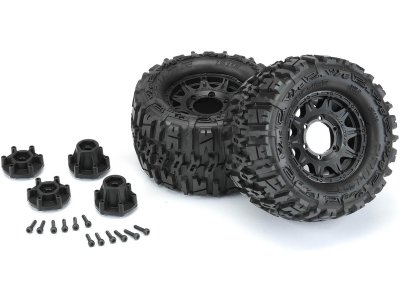 Pro-Line kolo 2.8", pneu Trencher, disk Raid H12 černý (2)
