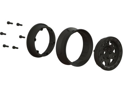 Pro-Line disk 1.9" Impulse H12 černo-stříbrný (2)