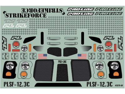 Pro-Line karosérie 1:10 Strikeforce (Crawler 313mm)
