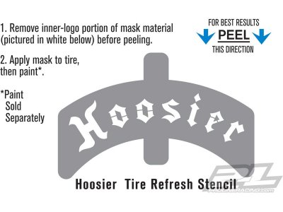 Pro-Line šablona na pneu: Hoosier