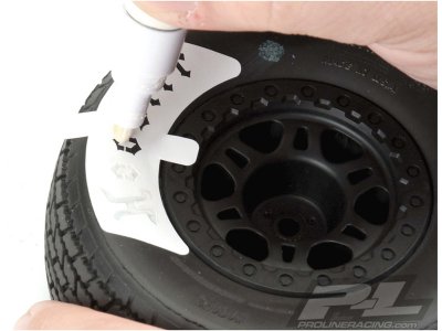 Pro-Line šablona na pneu: Hoosier