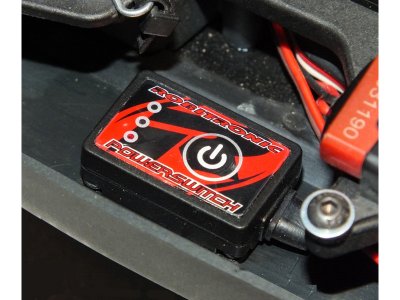 Robitronic elektronický vypínač s indikátorem baterie