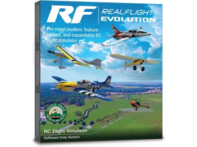 RealFlight Evolution RC letecký simulátor, ovladač InterLink DX