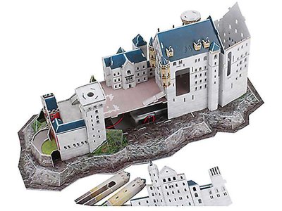 Revell 3D Puzzle - Neuschwanstein s LED osvětlením (38cm)