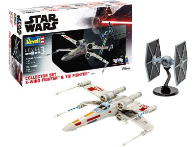 Revell X-Wing Fighter (1:57) + TIE Fighter (1:65) (giftset)