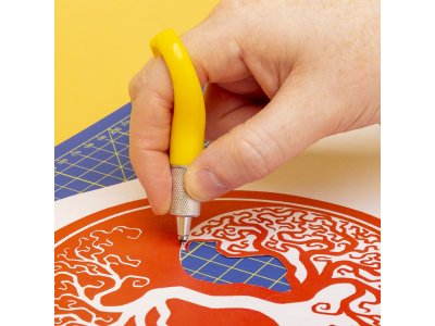 Modelcraft nůž na prst s otočnou čepelí, 2 čepele