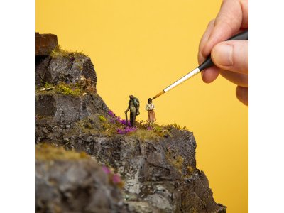 Modelcraft štětec s umělým vlasem (velikosti 000, 00, 0, 1, 2, 4)