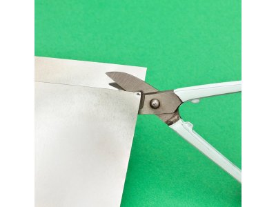 Modelcraft nůžky na měkké kovy zahnuté (180mm)