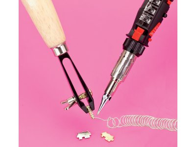 Modelcraft mini ruční svěrka s dřěvěnou rukojetí