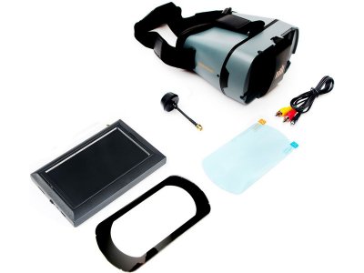 Spektrum FPV video monitor 4.3" s DVR a headsetem