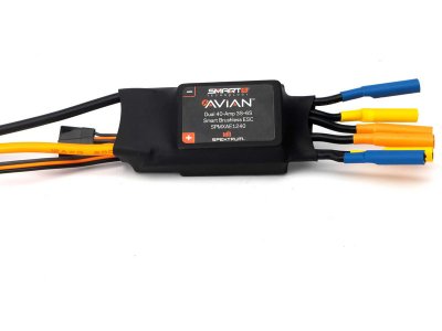 Spektrum regulátor Smart Avian 40A Dual 3-6S