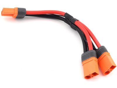 Spektrum Y-kabel IC5 s bateriovým konektorem 15cm 10AWG