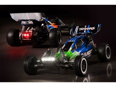 Traxxas Bandit 1:10 RTR zelený s LED osvětlením