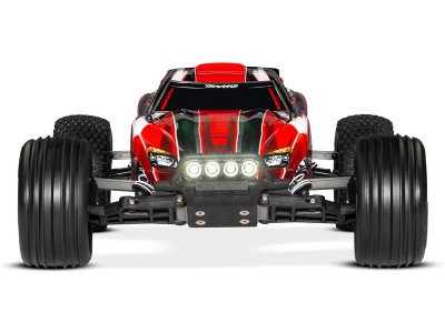 Traxxas Rustler 1:10 RTR červený s LED osvětlením