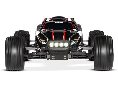 Traxxas Rustler 1:10 RTR červený s LED osvětlením