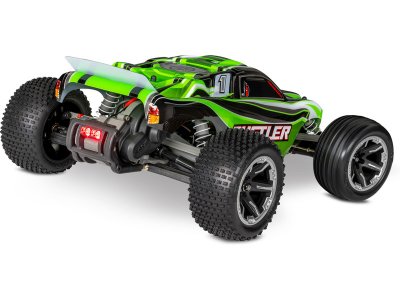 Traxxas Rustler 1:10 RTR červený s LED osvětlením