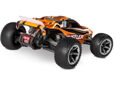 Traxxas Rustler 1:10 RTR červený s LED osvětlením