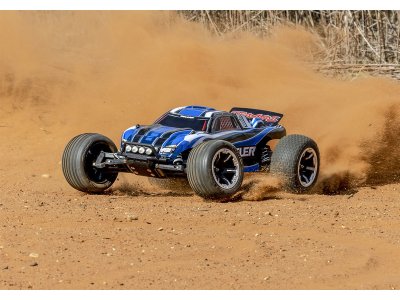 Traxxas Rustler 1:10 RTR červený s LED osvětlením