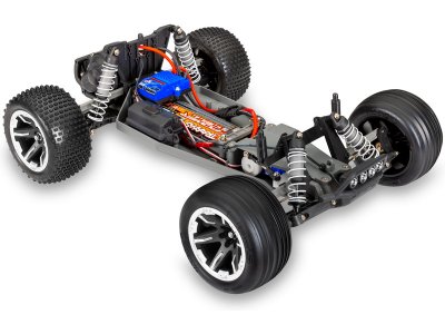 Traxxas Rustler 1:10 RTR červený s LED osvětlením