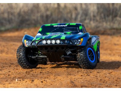 Traxxas Slash 1:10 RTR zelený s LED osvětlením