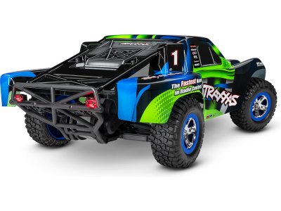 Traxxas Slash 1:10 RTR zelený s LED osvětlením