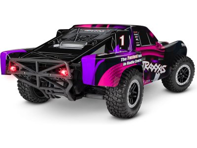 Traxxas Slash 1:10 RTR zelený s LED osvětlením