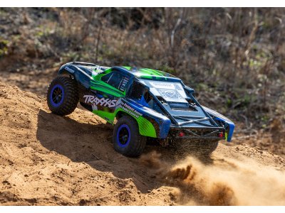 Traxxas Slash 1:10 RTR zelený s LED osvětlením