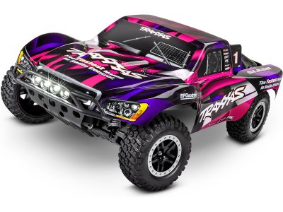 Traxxas Slash 1:10 RTR zelený s LED osvětlením