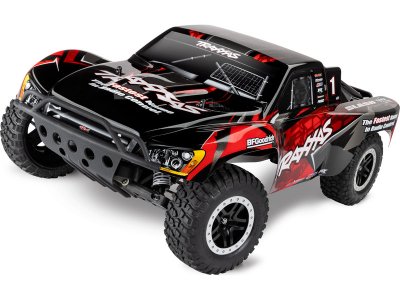 Traxxas Slash 1:10 VXL RTR červený