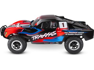 Traxxas Slash 4WD 1:10 RTR červený s LED osvětlením