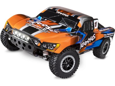 Traxxas Slash 4WD 1:10 RTR červený s LED osvětlením