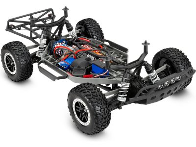Traxxas Slash 4WD 1:10 RTR červený s LED osvětlením