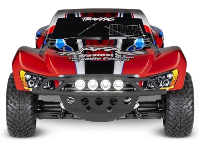 Traxxas Slash 4WD 1:10 RTR červený s LED osvětlením
