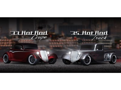 RC auto - Traxxas Factory Five 35 Hot Rod Truck 1:10 RTR stříbrná