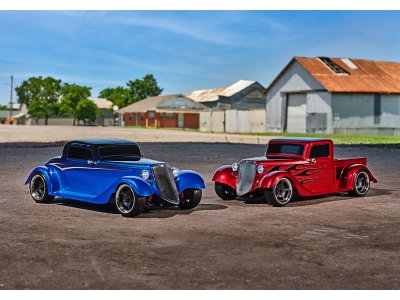 RC auto - Traxxas Factory Five 35 Hot Rod Truck 1:10 RTR stříbrná