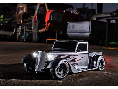 RC auto - Traxxas Factory Five 35 Hot Rod Truck 1:10 RTR stříbrná