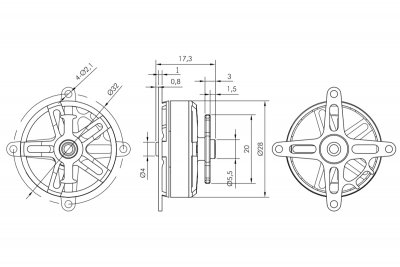 KAVAN Brushless Motor PRO 2811-1800