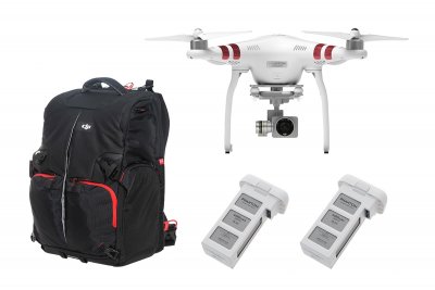 DJI - Phantom 3 Standard + 2 baterie navíc + DJI batoh pro Phantom 3 a 4