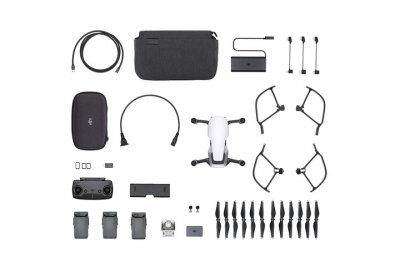 DJI - Mavic Air FLY MORE COMBO (Arctic White)