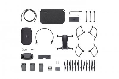 DJI - Mavic Air FLY MORE COMBO (Onyx Black)